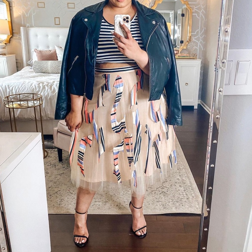 Anthropologie tulle skirt, 1X